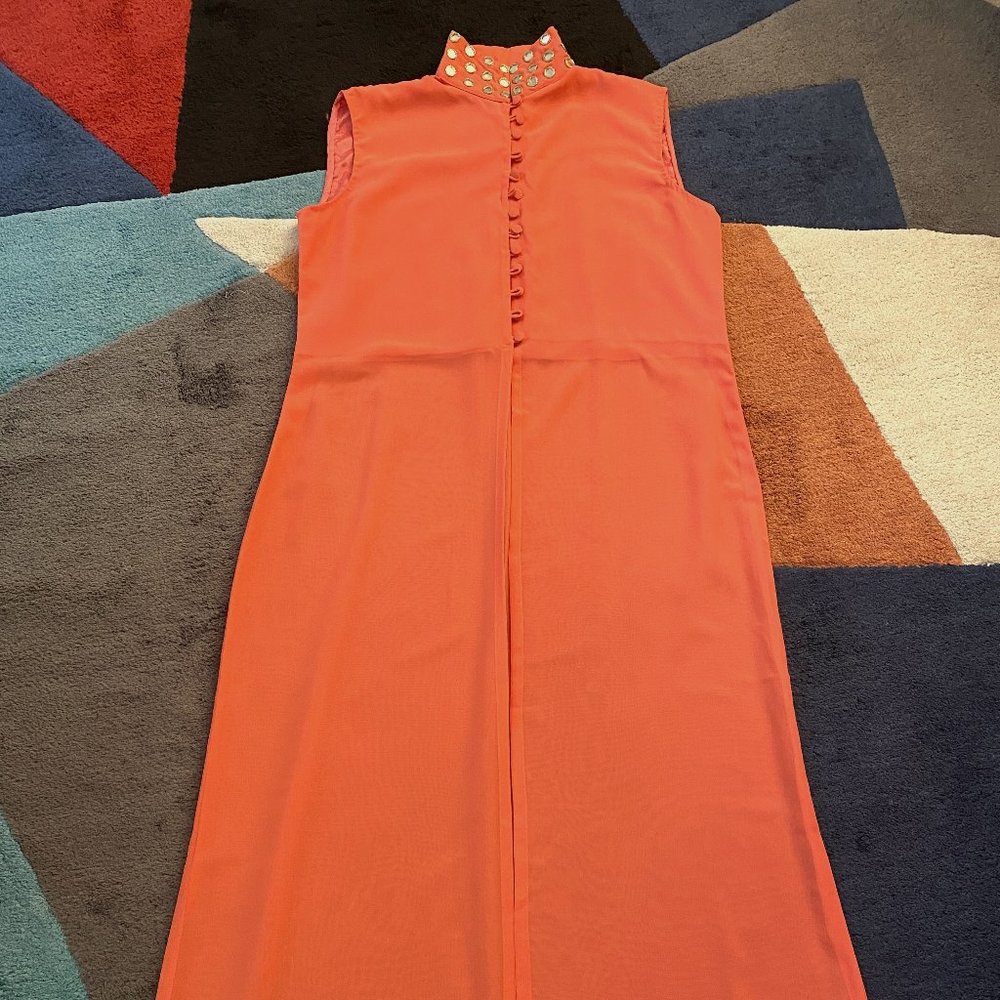 Coral Color Vest Top